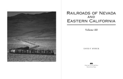 Interior sample for Railroads of Nevada and Eastern California, Volume III